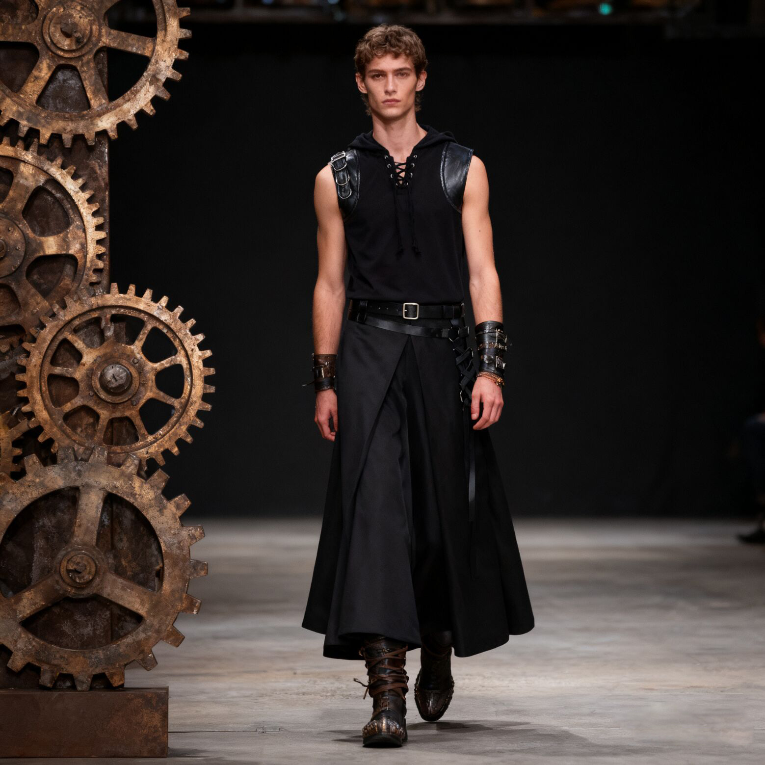 Medieval Gothic Lace Up Pirate Shirt - Camisas Pirata Medievais Masculinas com Amarração,