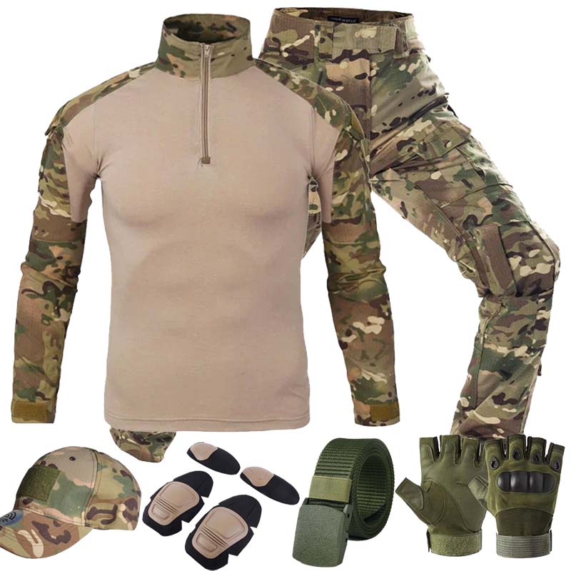 Mc ternos táticos ao ar livre  - Tactical Military Shirt Cargo avaliação e preço
