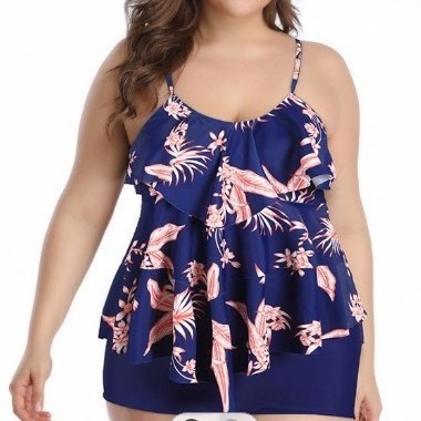 Tankini Feminino com Estampa F - Shorts avaliação e preço