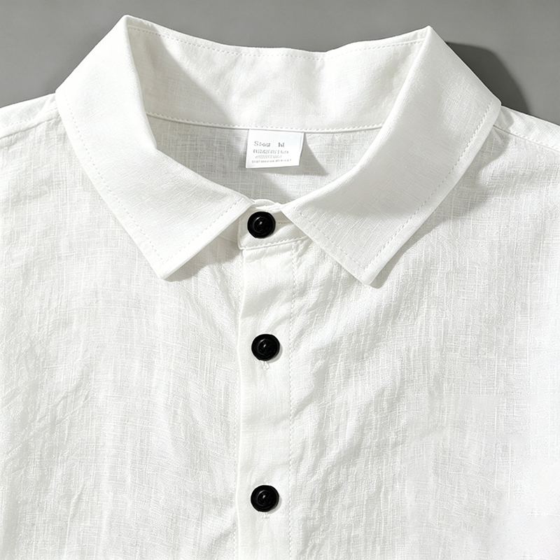 Conjunto Masculino de Linho de - Mens Linen Shirt Long Sleeve avaliação e preço