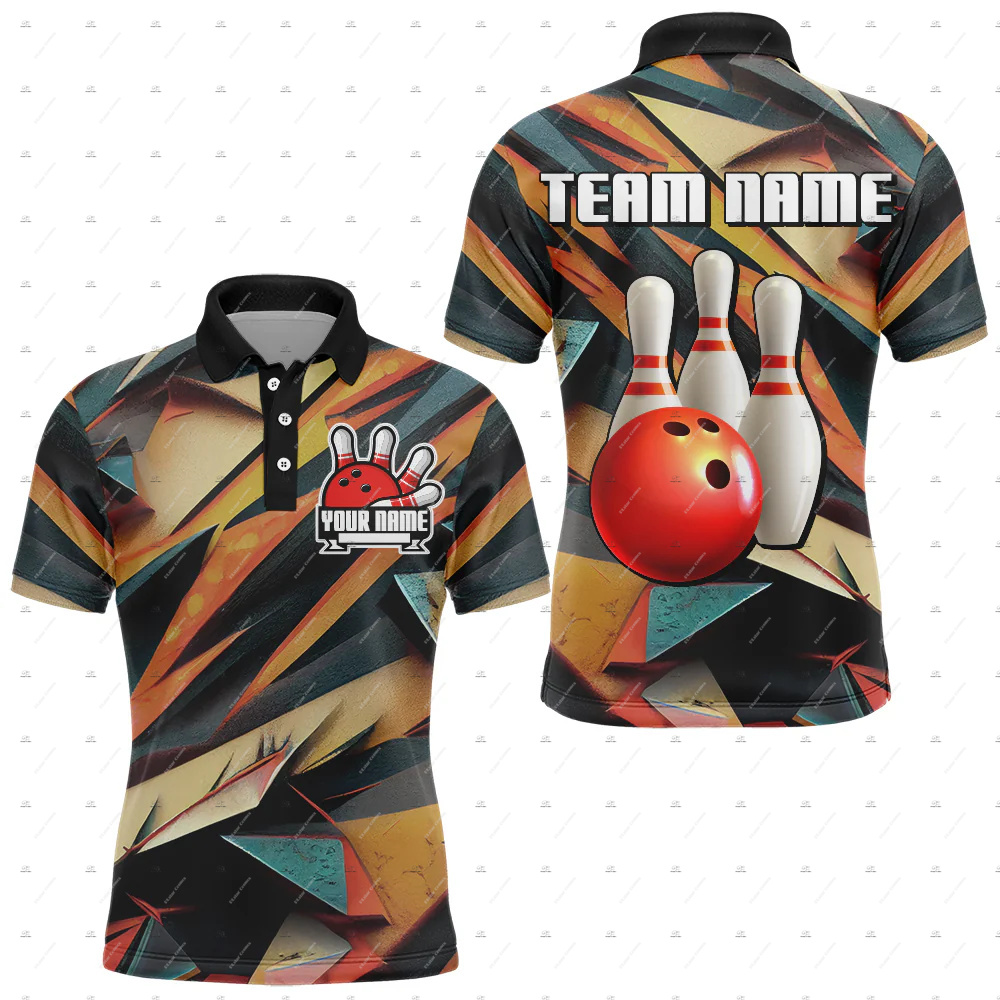 Camisas Polo de Manga Curta Pe - Short Sleeve Bowling Shirt Retro avaliação e preço