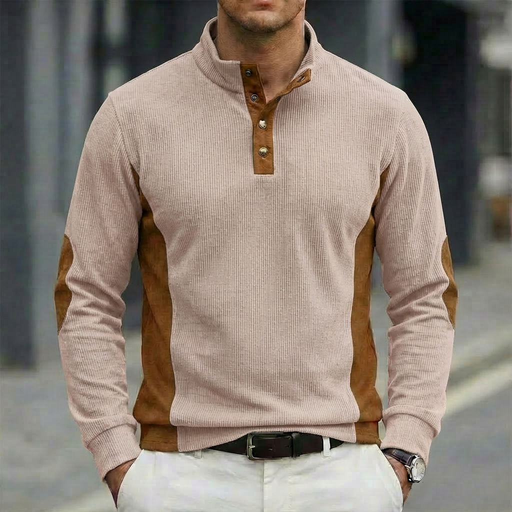 Camisa POLO masculina casual d - Corduroy Button Up Shirt Men avaliação e preço