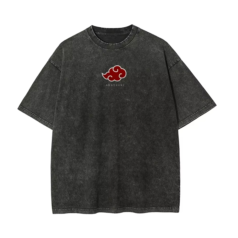 NOVA Camiseta Naruto Itachi Uc - Acid Wash Vintage Graphic T Shirt avaliação e preço