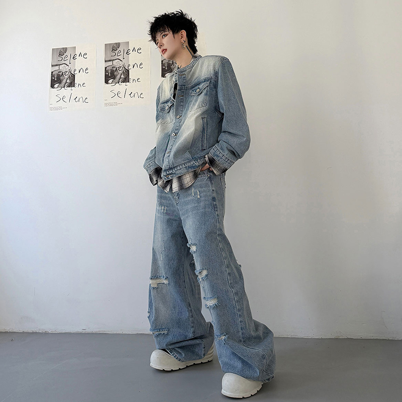 LUZHEN 2026 Conjunto de Duas P - Jeans avaliação e preço