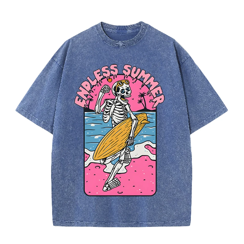 Camiseta Oversized Unissex Vin - Acid Wash Vintage Graphic T Shirt avaliação e preço