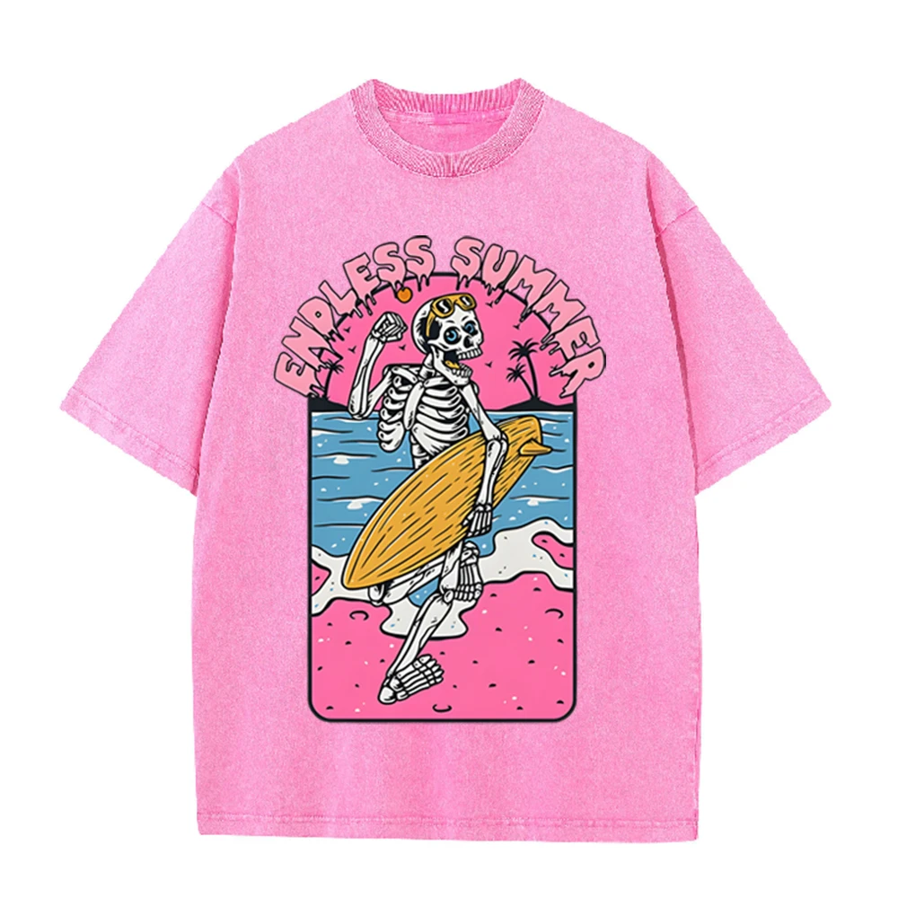 Camiseta Oversized Unissex Vin - Acid Wash Vintage Graphic T Shirt avaliação e preço