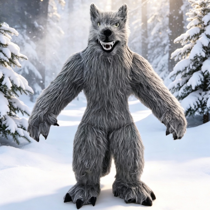Fantasia de Mascote Lobo Cinza - Suits avaliação e preço