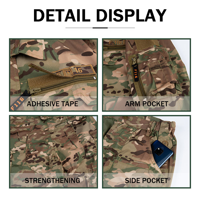 Camisa Tática Uniforme Lynjacy - Tactical Military Shirt Cargo avaliação e preço