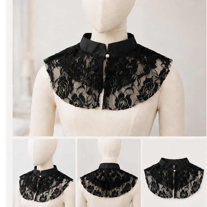 Elegante Gola Falsa de Renda F - Shirts avaliação e preço