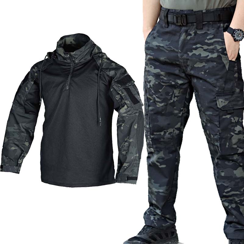 Conjunto de uniforme tático mi - Tactical Military Shirt Cargo avaliação e preço